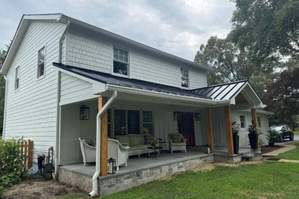 After complete home renovation by fichtner home exteriors new siding, new roof, new covered porch