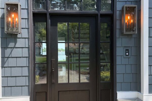 Clark entry doors installed by Fichtner Home Exteriors